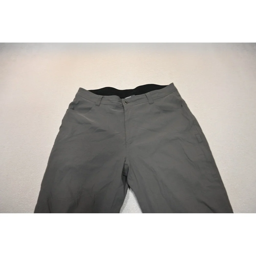 Eddie Bauer Guide Pro Lined Pants Mens 36x32 Gray Fleece Outdoor Excellent
